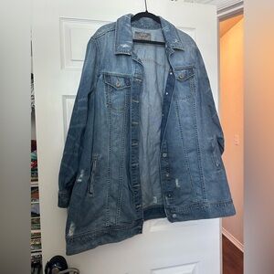 TORRID size 3 LongLine Denim Jacket